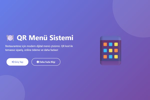 QR Menü Sistemi